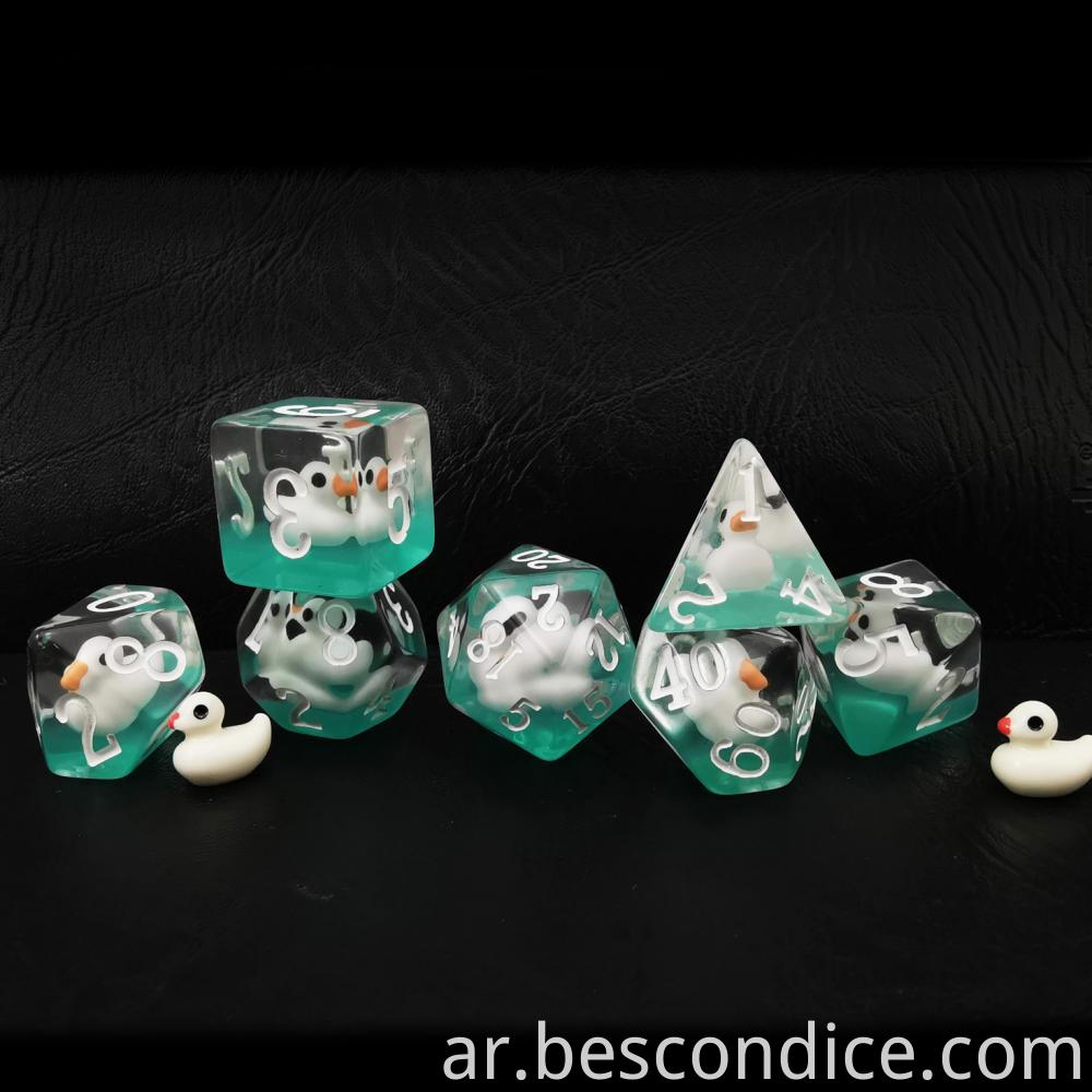Role Playing Games White Duck Dice 1